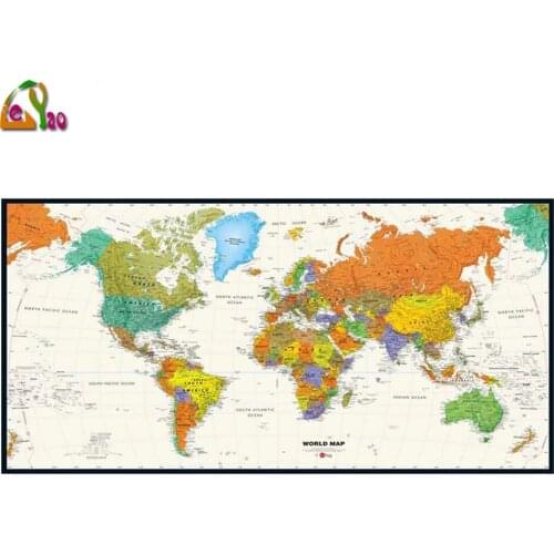 Full square round Diamond Painting World Map 5D Diy Diamond Embroidery Mosaic Picture Of Rhinestone Wedding Decoration Wall Art