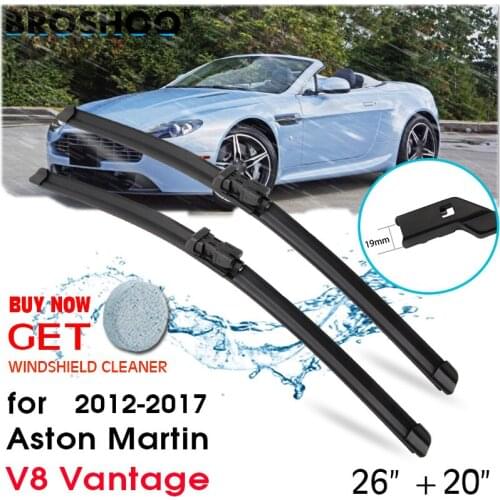 Car Wiper Blade Front Window Windscreen Windshield Wipers Blades Auto Accessories for Aston Martin V8 Vantage 26"+20" 2012-2017