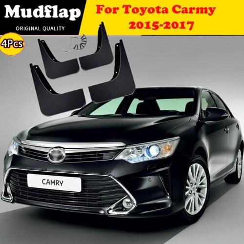Mud Flaps For Toyota Camry 2015 2016 2017 XV50 Mudflaps Splash Guards Molded Front Rear Mudguards Fender Accessories