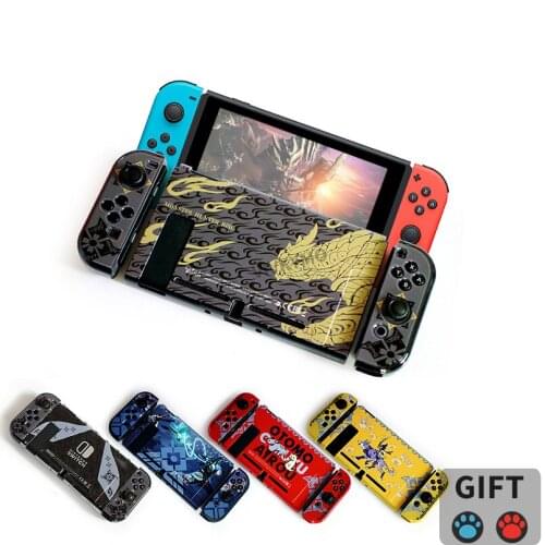 For Nintendo Switch Cover Monster Hunter Rise Protective Shell NS Animal CrossingX Limited Case