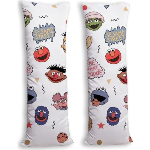 IVYYE Sesame Street Anime Customized Pillow Case Home Bedroom Pillows Cover Cartoon Decorative Pillowcase Unisex New