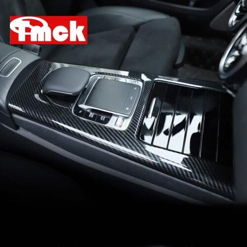 For Mercedes Benz A Class W177 V177 A180 A200 A220 A250 ABS Car Central Control Gear Panel Frame Cover Trim Stickers Accessories