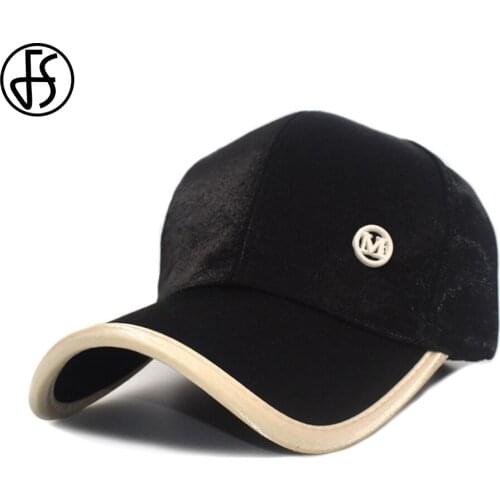 FS Trendy High Quality Satin Baseball Cap Black Silver Summer Streetwear Face Caps For Men Women Luxury Designer Hat Casquette