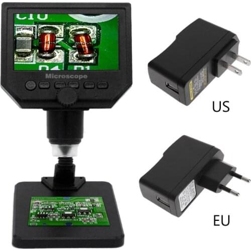 G600+ Upgrade HD 3.6MP Digital Microscope 4.3" LCD Microscopes Magnifier Camera