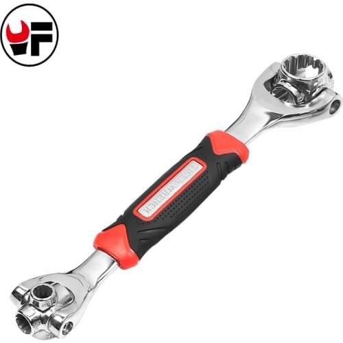 48 in 1 Universal 360 Degree Socket Wrench Spanners Works with Spline Bolts Torx 6-Point Furniture Car Repair Hand Tools DAL033