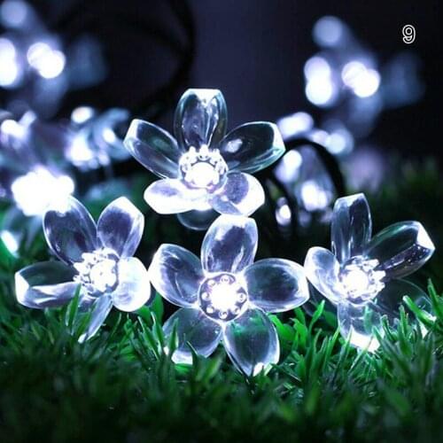 Solar Garlands 20 Led Outdoor Solar String Light 8 Modes Waterproof Fairy Lights for Garden Patio Gate Yard Party UD88
