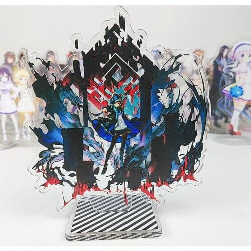 Game Arknights Amiya Eyjafjalla Angelina Specter Zima Cosplay Acrylic Stand Model Plate Desk Decor Figure Toy Xmas Gift 15cm