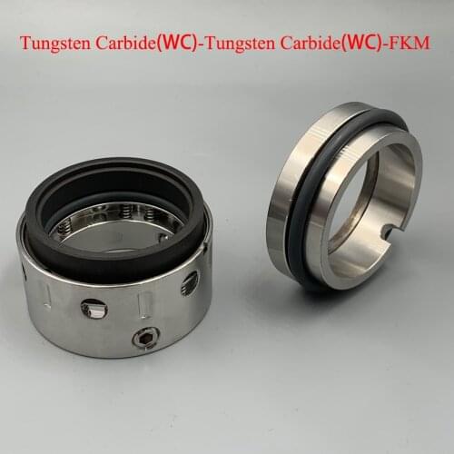 58U/59U-50/53/55/60/65/70/75/80/85/90 Tungsten Carbide-FKM Water Pump Single End Face Joint Bellows Shaft Mechanical Seal
