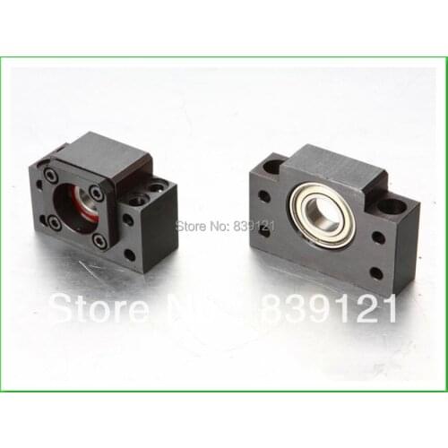 China good quality Ballscrew support Unit BKBF12 one set take angle bearing