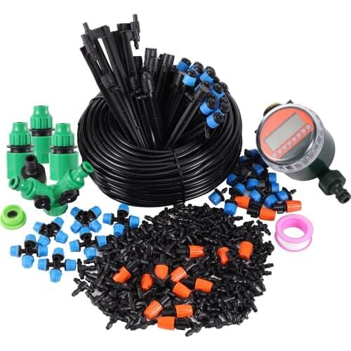 5/10/15/20/25/30m Garden DIY Drip Irrigation Automatic Watering Kit Intelligent Water Timer Micro Drip Misting Cooling System