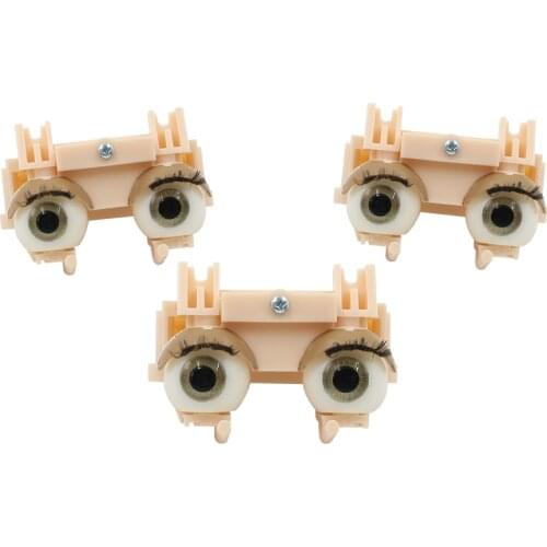 Middie blythe doll eyes accessories with chips,factory nude middle blyth,white skin,Their DIY painting eyelid