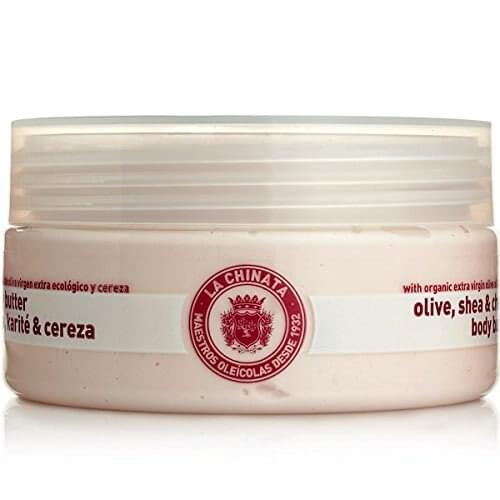 La Chinata - Body Butter (250 ml), with extra virgin olive oil organic, Shea and Cherry