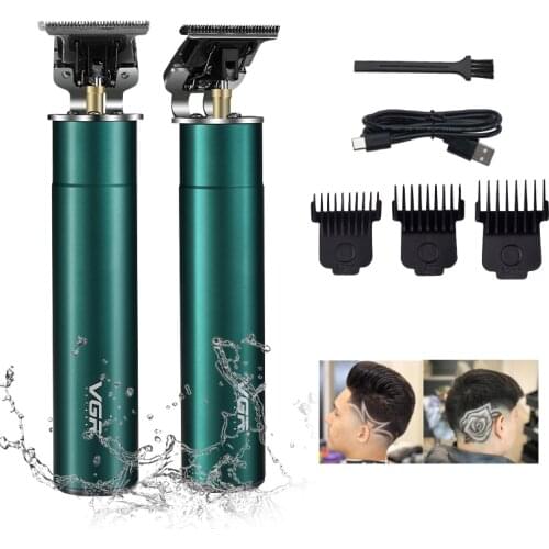 T Shape Head Hair Clipper Mower Rechargeable Trimmer LED Display Barber Shaving Machine Vintage Cordless Haircut Cutter Shaver