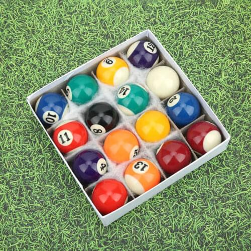 16PCS Billiard Ball 38MM Mini Billiard Ball Eco-friendly Resin Children Billiard Ball Toy Mini Pool Table Accesssory