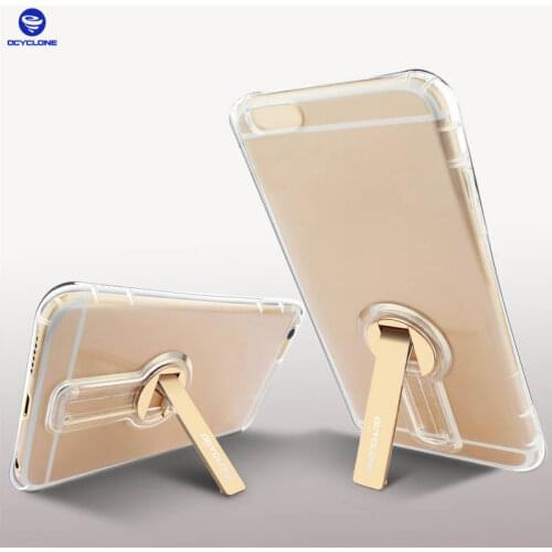 OCYCLONE For Iphone 7 Plus Cover Kickstand Shell For Iphone 6 6s Plus Case Thin Holder 8plus Clear Cover For Iphone 8 Case Soft