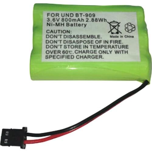 1PCS rechargeable cordless phone battery for uniden BT-909 BT909 3 * AAA ni-mh 800mAh 3.6V rechargeable batteries
