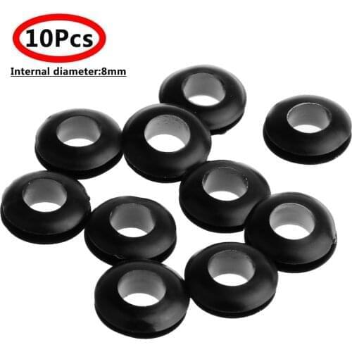 US STOCK 10Pcs 8mm Silicone O Ring Sealing Washers Grommet for Mason Jar Fermentation Airlock Lids Wine and Beer Making