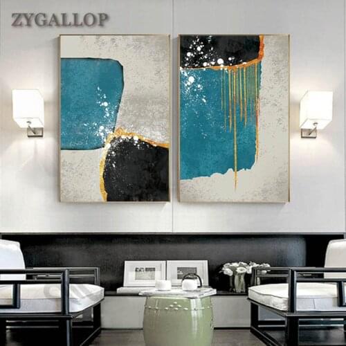 Modern Abstract Painting Color Block Canvas Painting Posters and Prints Living Room Wall Art Pictures Bedroom Decor Mural Cuadro