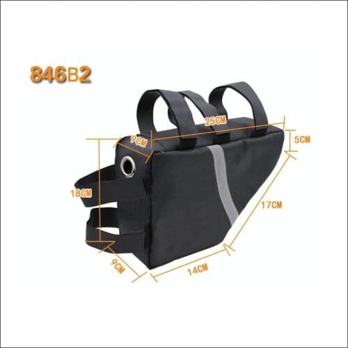 Top tube li-ion 18650 battery storage bag of lithium bicycle battery pack for E-bike top tube li-ion batter & Mountain Bike