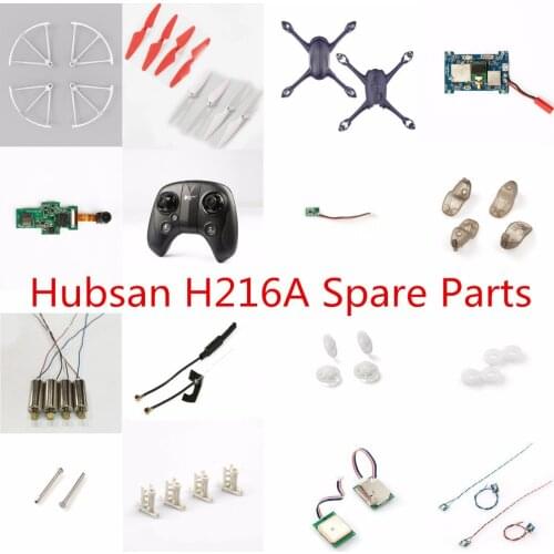 Hubsan H216A X4 DESIRE PRO Spare Parts body shell motor blades gear Receiver GPS frame motor base LED Camera Drive shaft etc