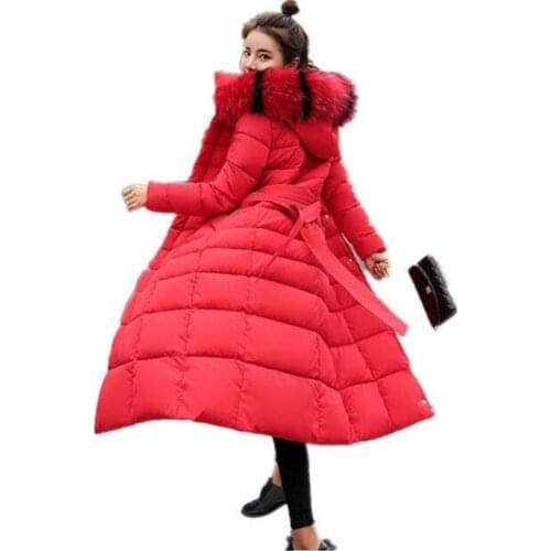 "winter Women Snow White Coat Plus size Fashion jacket hoodie long Parkas warm Sweet Jackets Female winter coat clothes "
