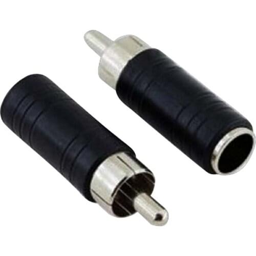 1 RCA MALE/6.3 MM FEMALE JACK CONVERTER CJ-3085