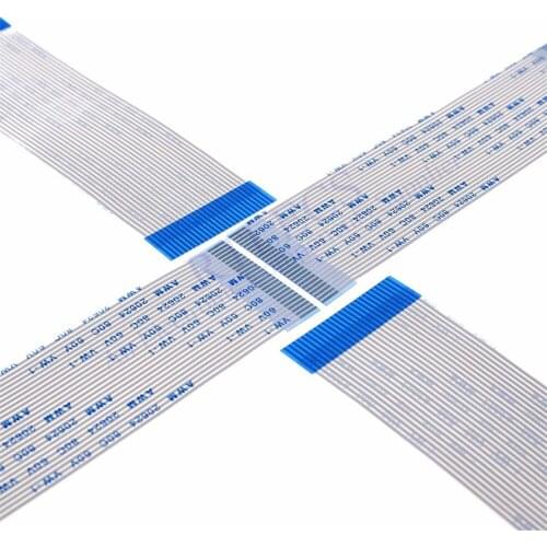 100pcs Flexible Flat Cable 28 PIN same isotrophy FFC 1.0 mm pitch Length 60 70 80 100 120 150 200 250 300 400 450 500 600 700mm