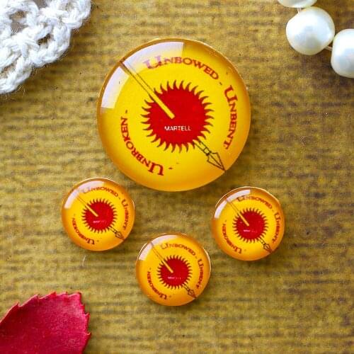 12mm 25mm 14mm 16mm 18mm 20mm Photo Glass Cabochons Round Cameo Set Handmade Settings Game 04