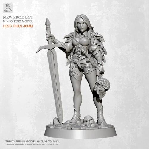 40mm Resin model kits figure DIY self-assembled TD-2442