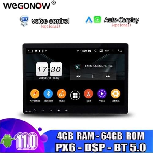 PX6 DSP Android10 4GB 64GB 8core Car DVD Player GPS navi Map RDS Radio wifi Bluetooth5.0 For Honda HRV VEZEL 2014-2016 2017