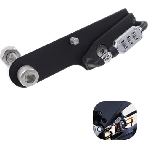 Motorcycle Helmet Lock Anti-Theft Combination PIN Locking Secures For Suzuki GSX-R600 2011- GSX-R750 2011