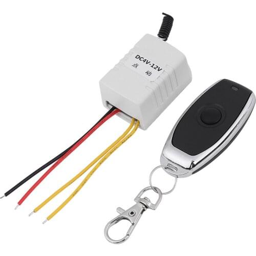 DC 4V 5V 6V 7.4V 9V 12V Wireless Relay Remote Control One Key Switch Receiver Transmitter Computer Host Boot Wireless Remote