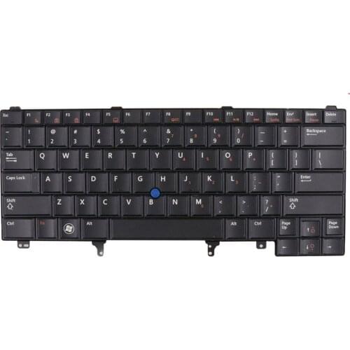 Standard Laptop US Layout Keyboard Replace for Dell Latitude E6320 E5430 E6420 E6430 Accessories