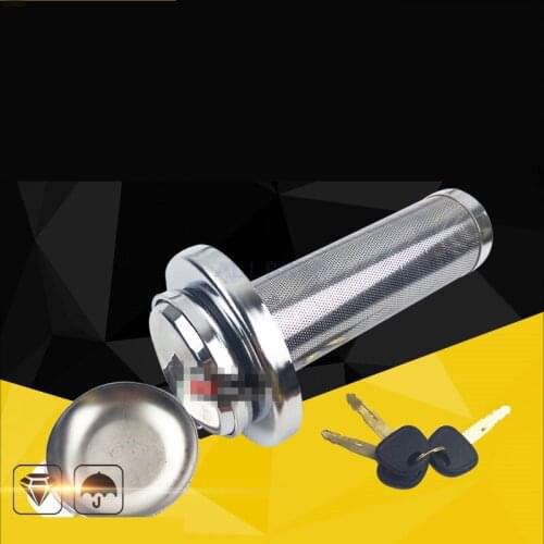 For KATO HD HITACHI ZX DOOSAN CLG KOBELCO SK SANY SUMITOMO Anti-theft lock fuel tank cap Diesel tank cap excavator accessories