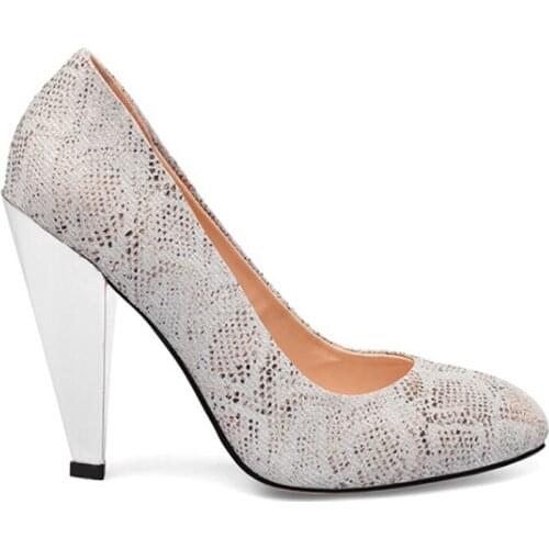 Lovirs Womens Sexy High Heel Slip On Pumps Glitter Spike Heel 11.5cm Round Toe RhienstonePumps Dress Heels Shoes Plus Size 34-45