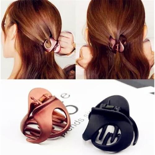 New Fashion Korean Style Women Lady Hair Clips Claw Barrette Crab Clamp Hairpin Claw Hair Styling Tools Clips For Hair T0729
