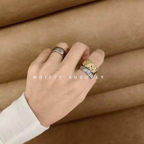 2021New Arrive Fashion Simple Dating Ring for Couples Engagement Wedding Anniversary Rings for Lover Gift for Friend Wholesale