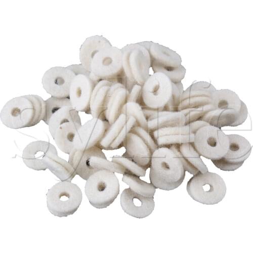 90pcs Piano Keyboard Felt Front Rail Regulating Punchings Repair Parts 12mm
