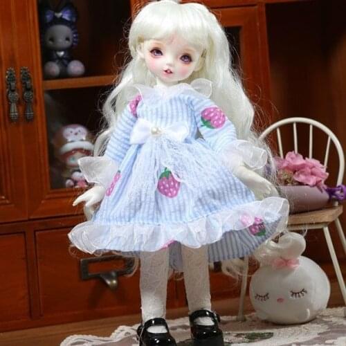 30cm BJD Fashion Doll Dress Doll Outfit Daily Casual Accessories Skirt for Girls Diy Toys Best Gift