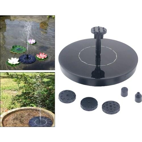 Solar Water Fountain Floating Solar Fountain Pool Pond Fountain Water Pump Garden Fountain Decoration