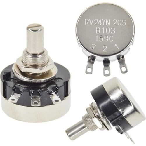 RV24YN20S Potentiometer B501 B103 B202 B502 B102 B203 B503 B104 B204 B504 B105 Potentiometers 500 ohm 10K 20K 50K 100K 200K ohm