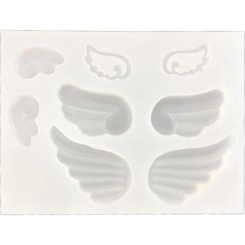 Angel Evil Wings Pendant Resin Casting Mold Silicone Mold Jewelry Making Tools