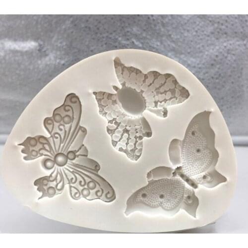 Butterfly Shaped Fondant Silicone Cake Mold Soap Mould Bakeware Sugar Cookie Jelly Pudding Decor Baking Cooking Tools
