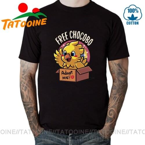 Tatooine Adopt a Chocobo T shirt Adults men Adopt This Cute Chocobo T-shirts Unisex Women Final Fantasy Kawaii Chocobo tee shirt