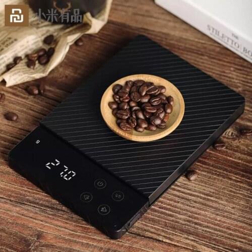 Youpin ES1 0-8KG Household LCD Digital Electronic Scale Display Type-C Recharge IP65 Electronic Food Scales For Kitchen Cook