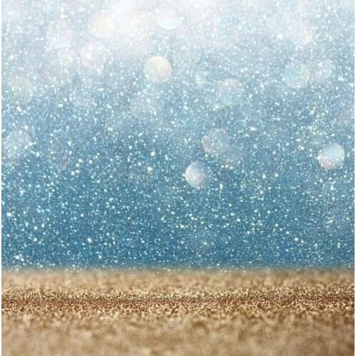 VinylBDS Photography Backdrops Blue And Gold Fantasy Light Spot Photography Background Shiny Children Backdrop