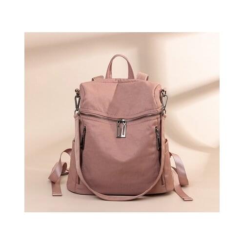 Women oxford causal backpack for female summer light weight daily word commuting black blue shoulder bag daypack