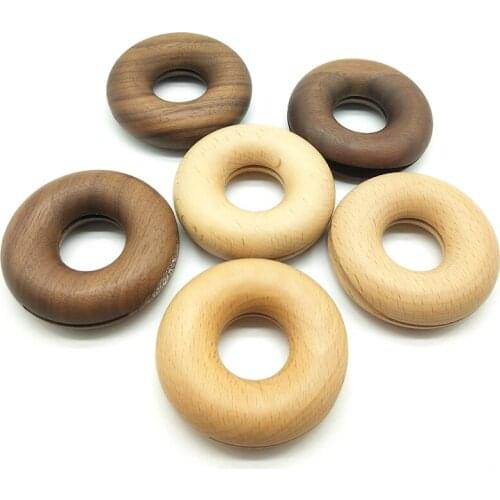 1Pc Creative Dount Shaped Snacks Sealing Clip, Multi-purpose Wooden Food Bag Clips Kitchen Tools Moisture-proof Food Seal Clamp