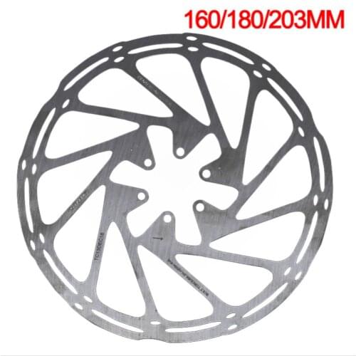 160mm180mm203mm Mountain Bike Bicycle Disc Brake Disc Center Line Six Nail Disc Stainless Steel MTB Bicycle Hydraulic Brake Disc