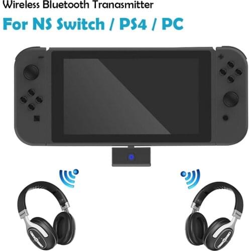 For PS4 NS Nintend Switch PC Laptop Wireless Bluetooth Transmitter Headset Receiver Earphone Adapter Audio TYPE-C USB Headphone